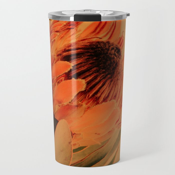 Protea - golden Travel Mug Gallery Image 1