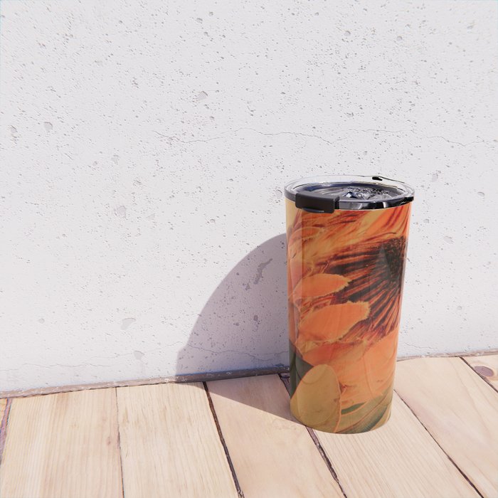 Protea - golden Travel Mug Gallery Image 4