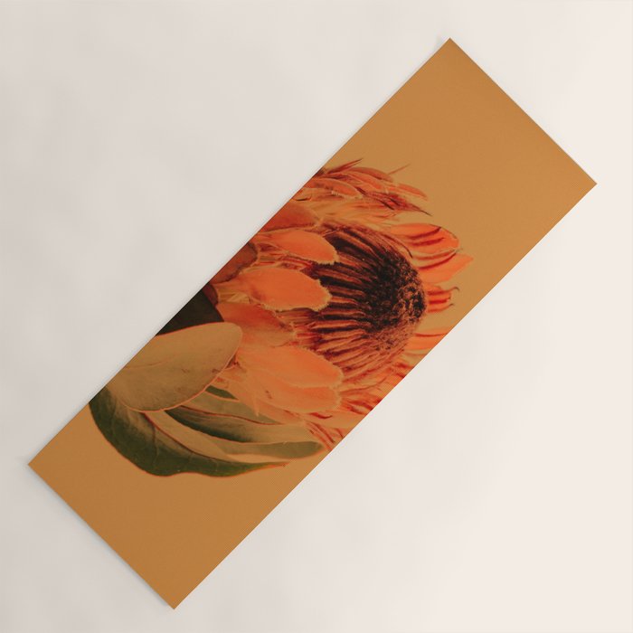 Protea - golden Yoga Mat Gallery Image 1