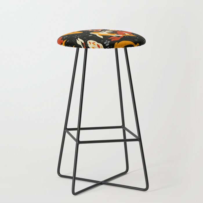 Koi in Black Water Stool Gallery Image 1