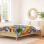 talaveramexican tile Duvet Cover Gallery Image 2