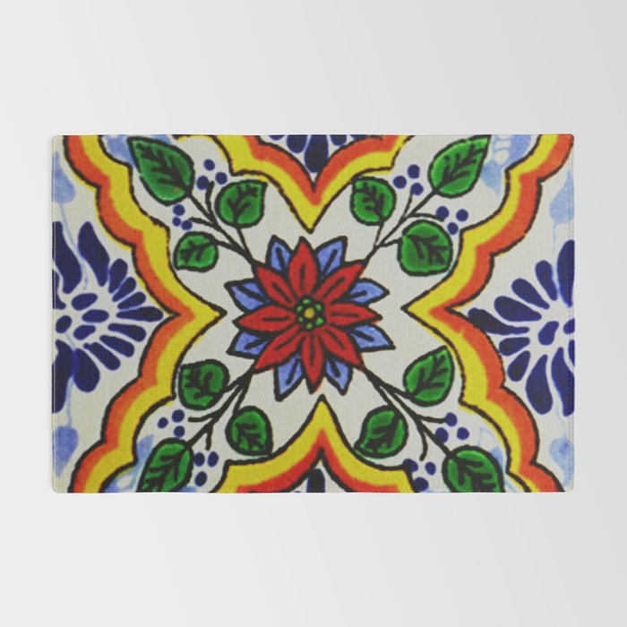 talaveramexican tile Rug Gallery Image 2