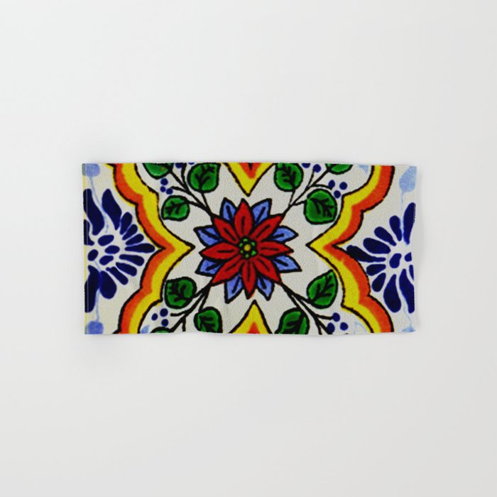 talaveramexican tile Bath Towel Gallery Image 1