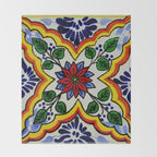 talaveramexican tile Throw Blanket Gallery Image 2