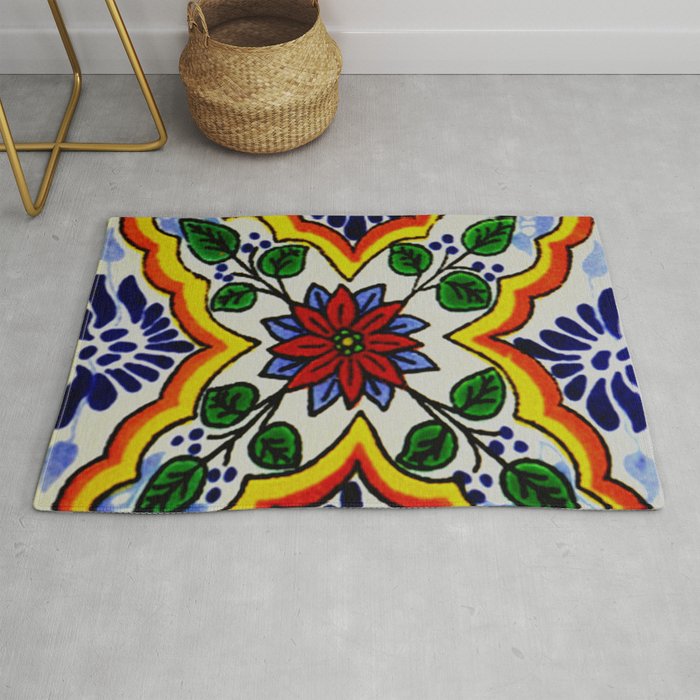 talaveramexican tile Rug Gallery Image 1
