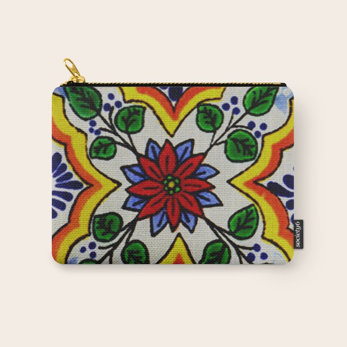 talaveramexican tile Carry All Pouch Gallery Image 1
