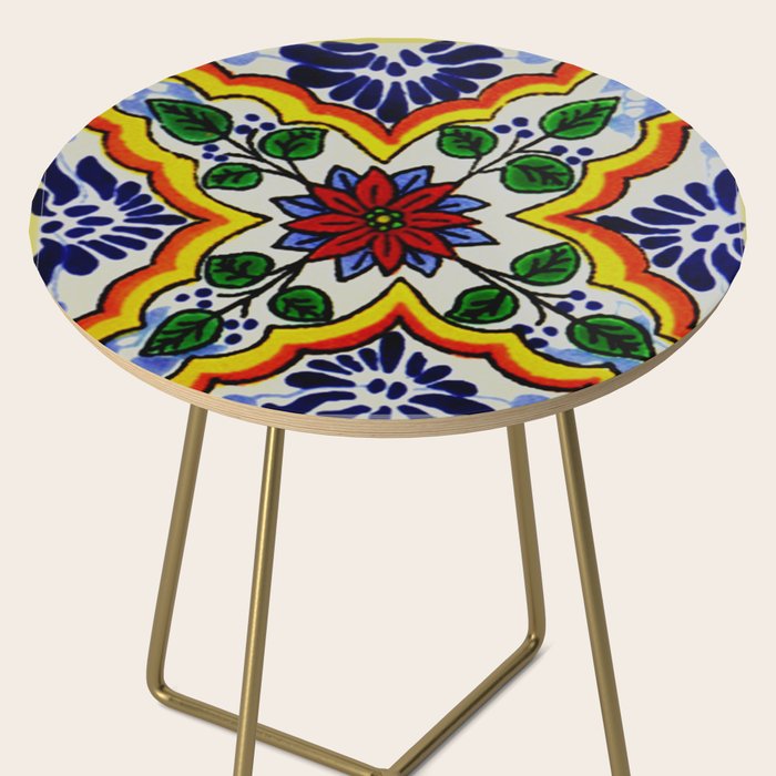 talaveramexican tile Side Table Gallery Image 2