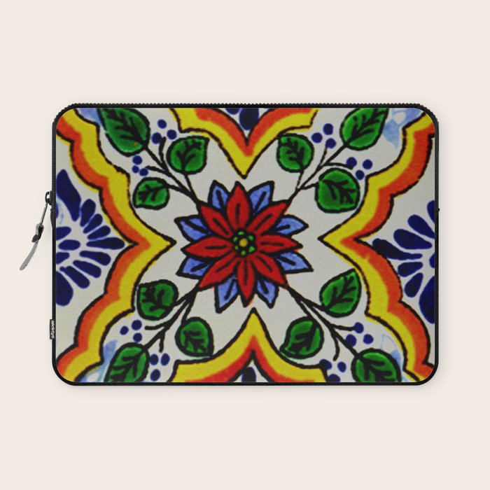 talaveramexican tile Laptop Sleeve Gallery Image 1