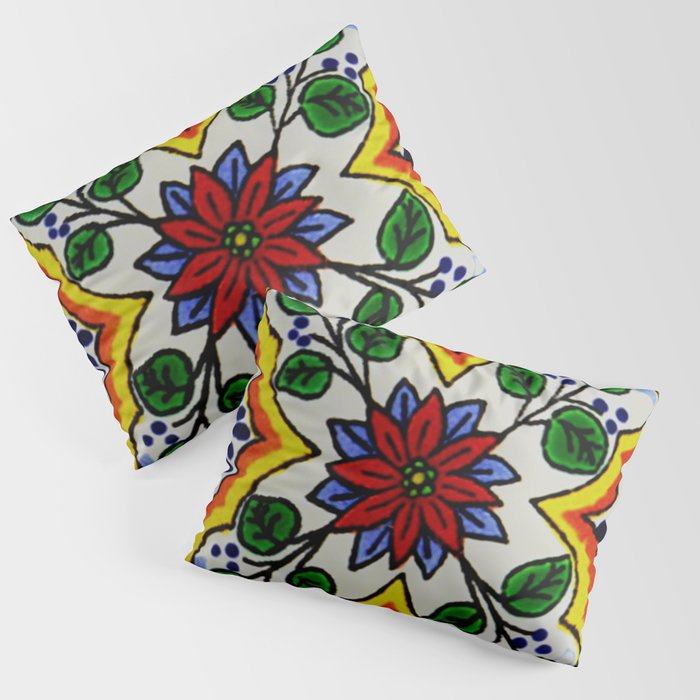 talaveramexican tile Pillow Sham Gallery Image 3