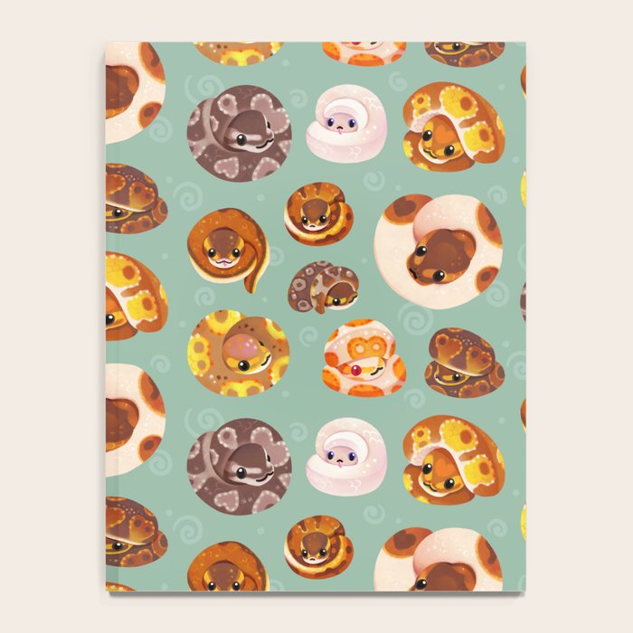 Shy ball pythons - green Notebook Gallery Image 4