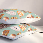 Shy ball pythons - green Pillow Sham Gallery Image 3