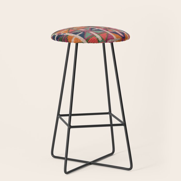 Pattern Artwork Stool Gallery Image 1