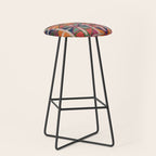 Pattern Artwork Stool Gallery Image 1