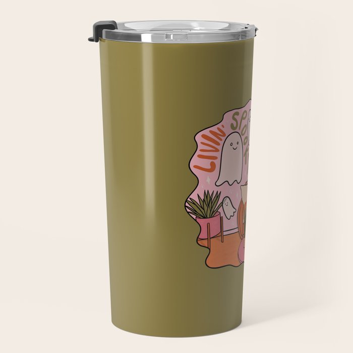Livin' Spooky and Free Travel Mug Gallery Image 3