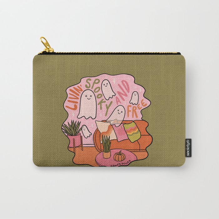 Livin' Spooky and Free Carry All Pouch Gallery Image 1