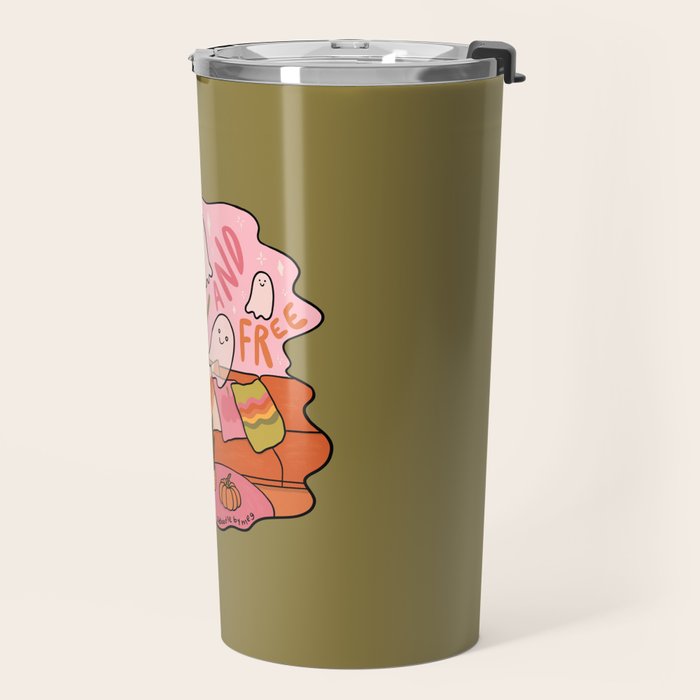 Livin' Spooky and Free Travel Mug Gallery Image 2