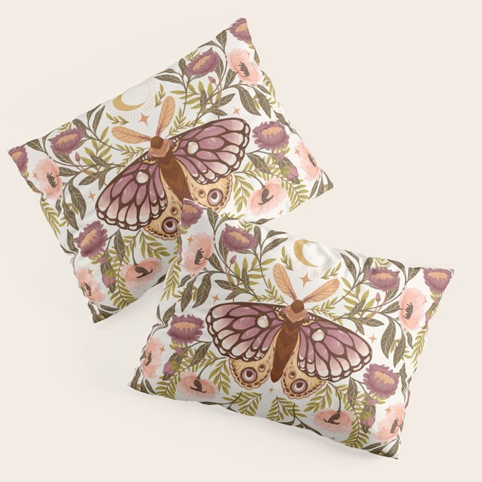 Countryside Garden Moth Pillow Sham Gallery Image 3