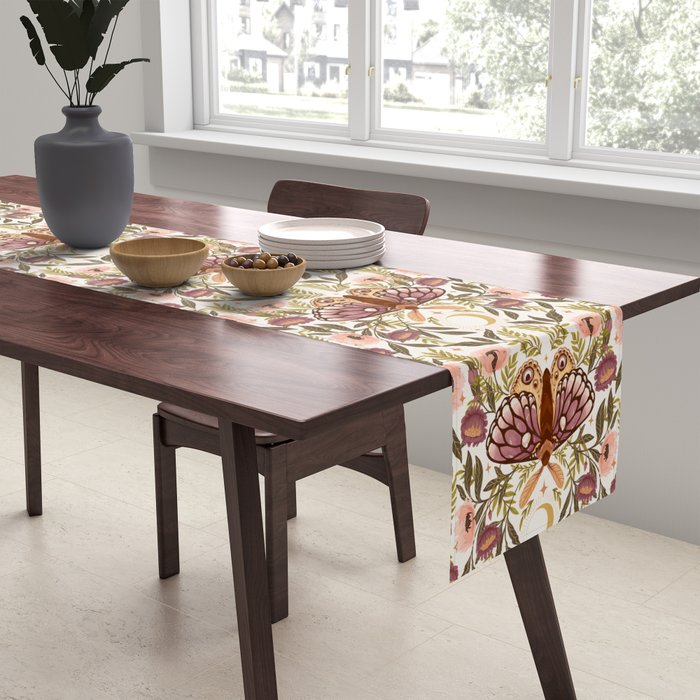 Countryside Garden Moth Table Runner Gallery Image 2
