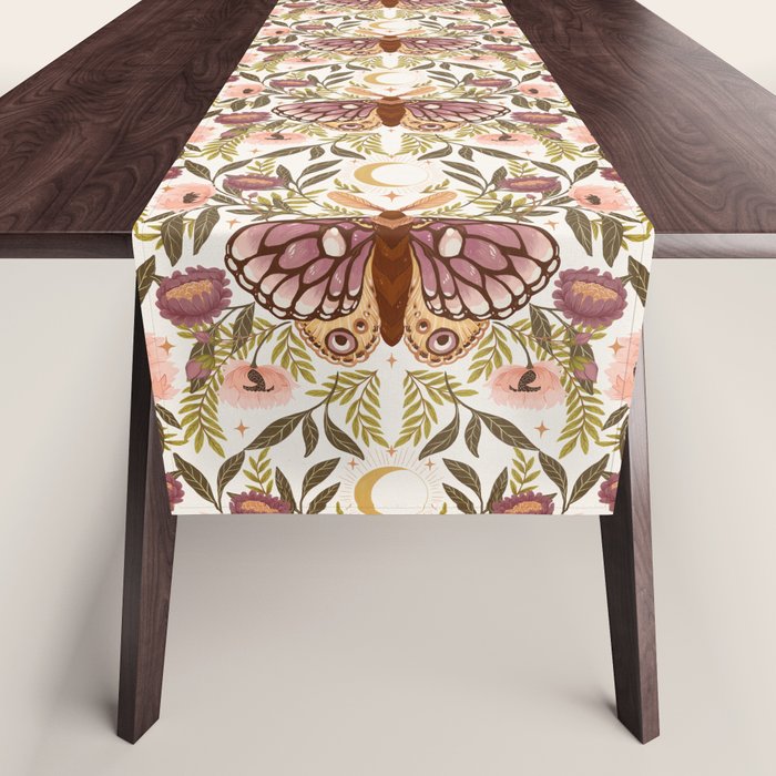 Countryside Garden Moth Table Runner Gallery Image 1