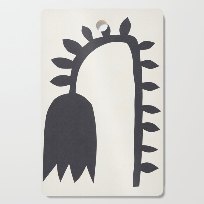 Black Tulip #1 - 1/5 Cutting Board Gallery Image 1