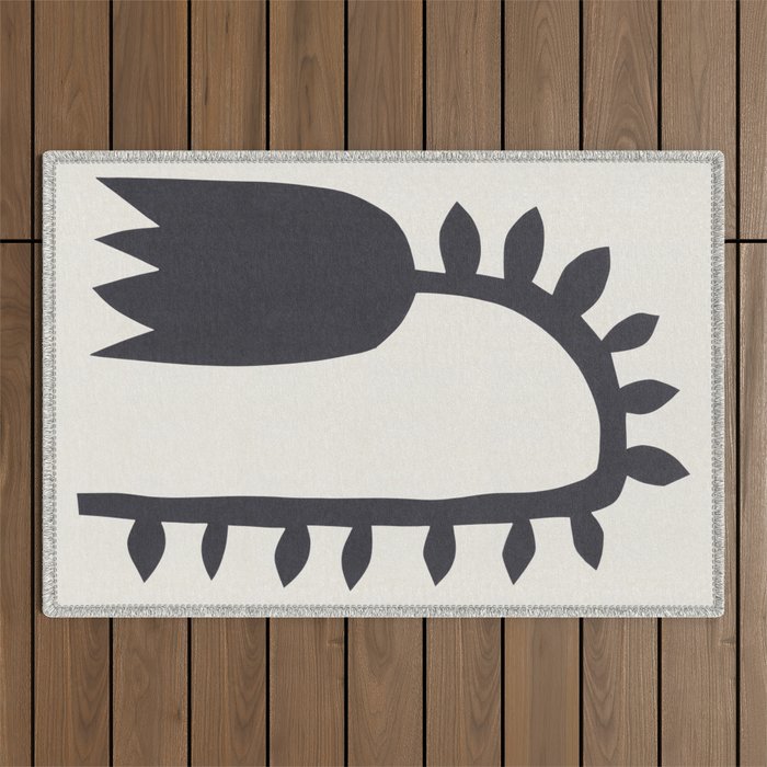 Black Tulip #1 - 1/5 Outdoor Rug Gallery Image 1