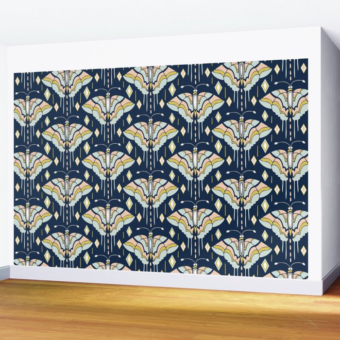 La Maison des Papillons - Midnight Wall Mural Gallery Image 2