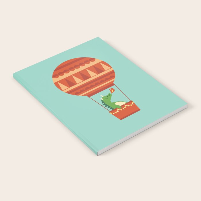 Dragon On Hot Air Balloon Notebook Gallery Image 2