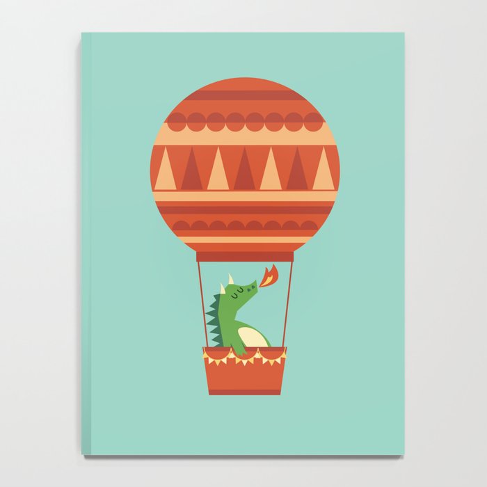 Dragon On Hot Air Balloon Notebook Gallery Image 4