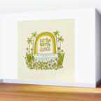 let the earth dance // retro surf art by surfy birdy Wall Mural Gallery Image 2