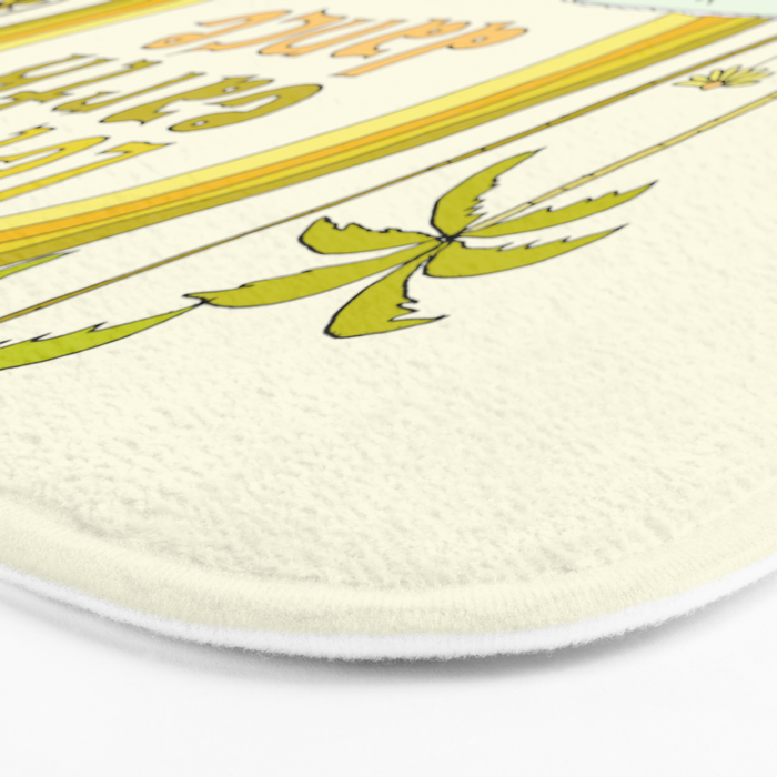 let the earth dance // retro surf art by surfy birdy Bath Mat Gallery Image 3