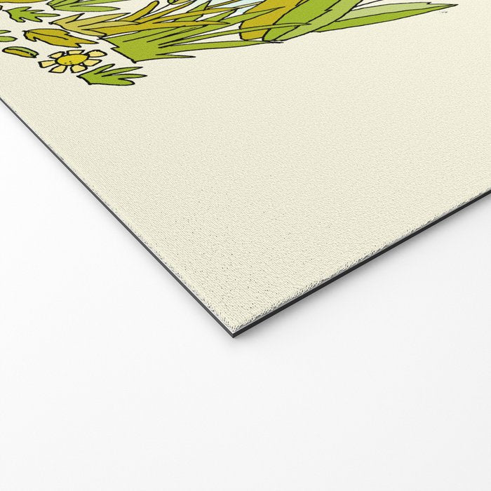 let the earth dance // retro surf art by surfy birdy Welcome Mat Gallery Image 2