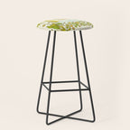 let the earth dance // retro surf art by surfy birdy Stool Gallery Image 1