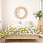 let the earth dance // retro surf art by surfy birdy Duvet Cover Gallery Image 3