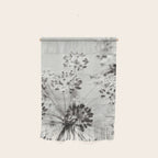 botanical abstract photograph no. 2 - modern black and white floral art Wall Hanging Gallery Image 1