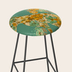 Porcelain Floral Dog - Mint & Ochre Stool Gallery Image 2