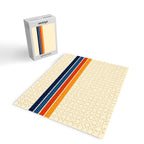 Mitsunari - Classic Retro Stripes Jigsaw Puzzle Gallery Image 2