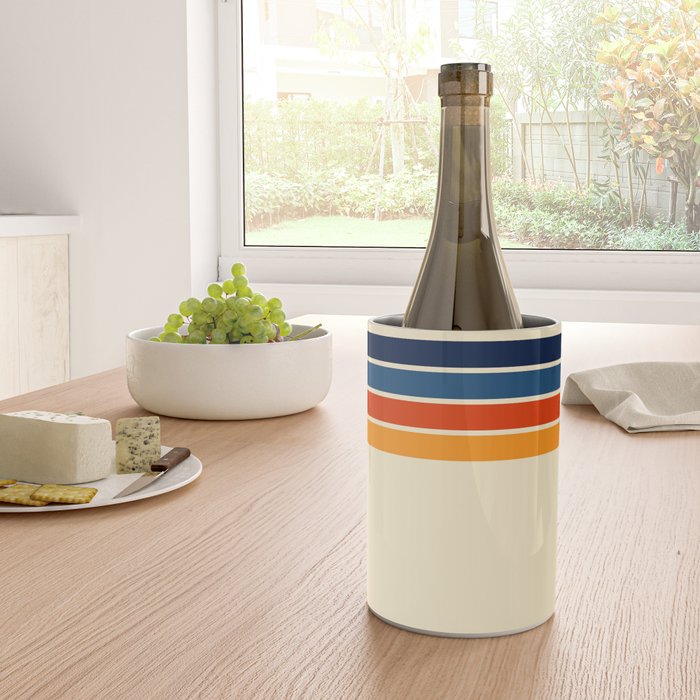 Mitsunari - Classic Retro Stripes Wine Chiller Gallery Image 4