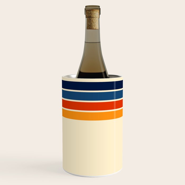 Mitsunari - Classic Retro Stripes Wine Chiller Gallery Image 1