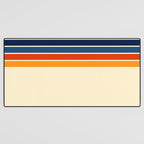 Mitsunari - Classic Retro Stripes Desk Mat Gallery Image 3