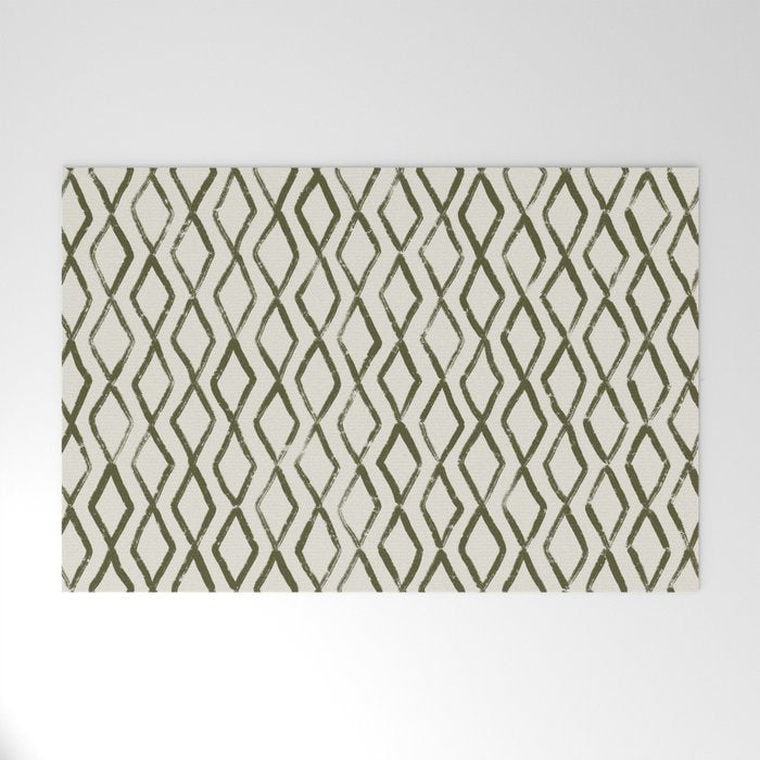 Simple Hand Drawn Pattern #6 Welcome Mat Gallery Image 1