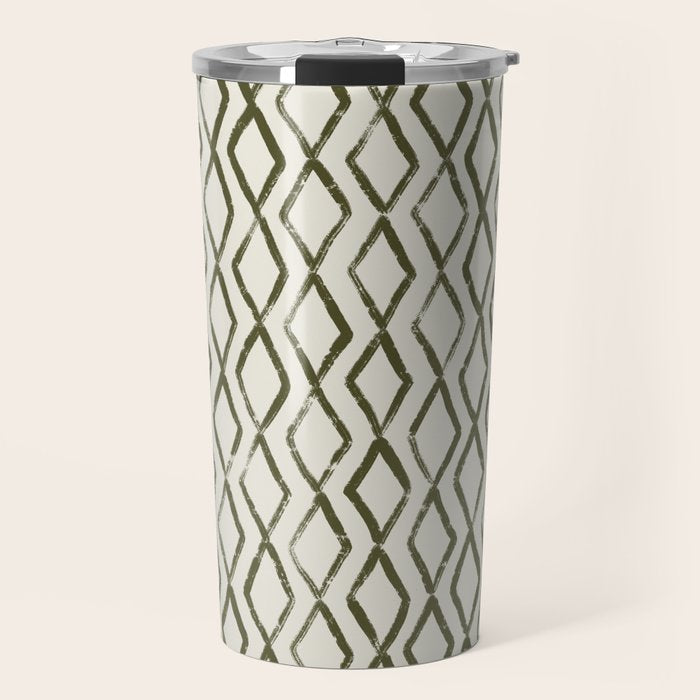 Simple Hand Drawn Pattern #6 Travel Mug Gallery Image 1