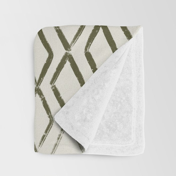 Simple Hand Drawn Pattern #6 Throw Blanket Gallery Image 3