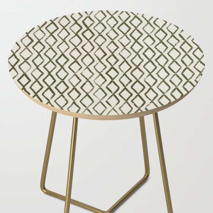 Simple Hand Drawn Pattern #6 Side Table Gallery Image 2