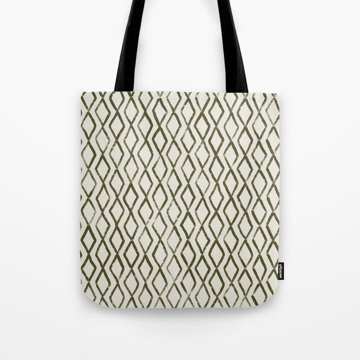 Simple Hand Drawn Pattern #6 Tote Bag Gallery Image 1