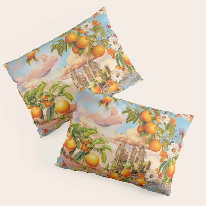 Orange Garden Pillow Sham Gallery Image 3