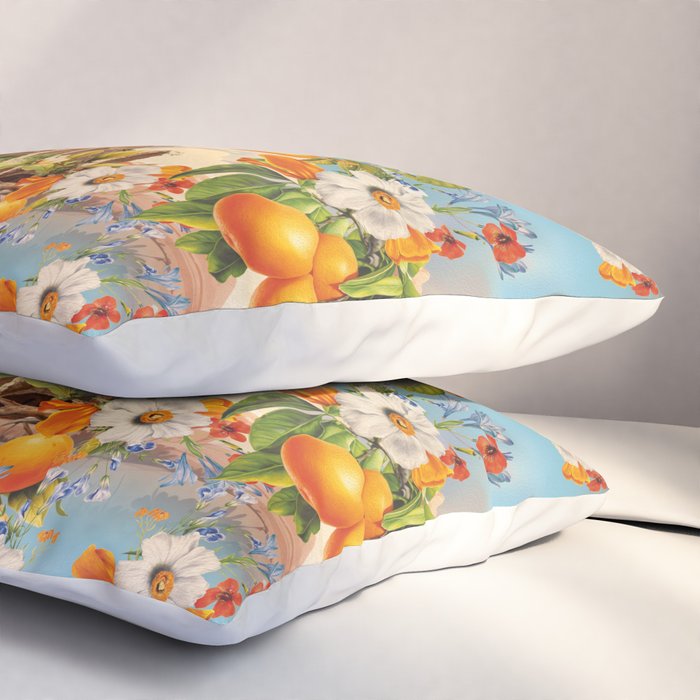 Orange Garden Pillow Sham Gallery Image 3