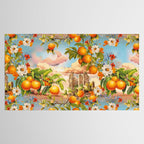 Orange Garden Tablecloth Gallery Image 2