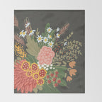 Ikebana #2 Throw Blanket Gallery Image 2