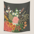 Ikebana #2 Wall Tapestry Gallery Image 4
