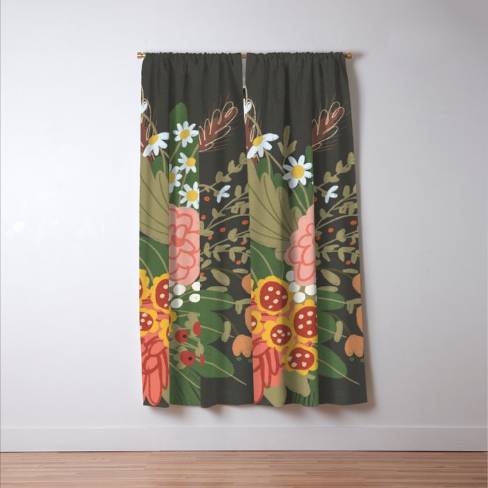 Ikebana #2 Window Curtain Gallery Image 3